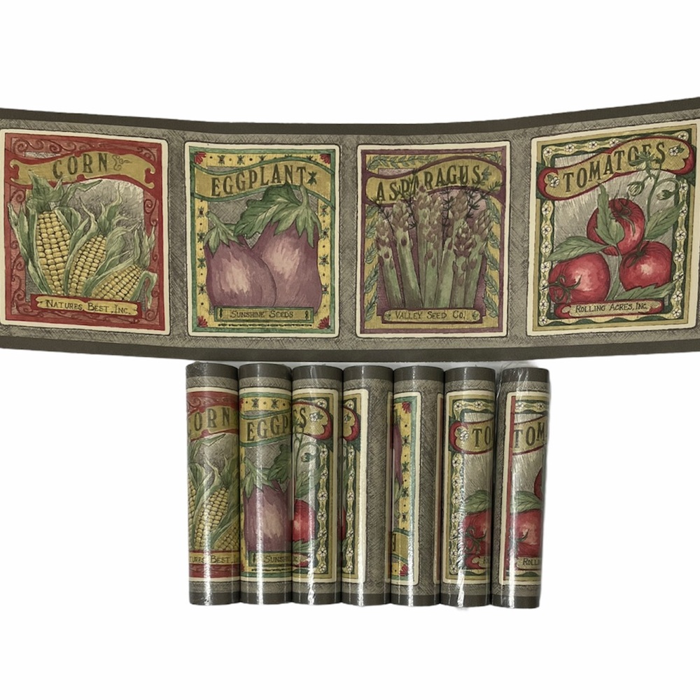 Wallpaper Border Wall Border 8 Rolls Bundle Boho Farmhouse Shabby Chic Cottage